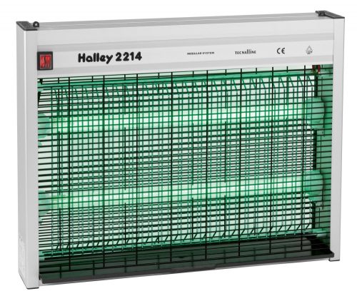 Halley elektromos rovarcsapda CE Mod. 2214, IP44, 2x20 W, zöld