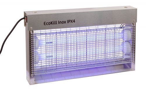 EcoKill Inox elektromos légycsapda, IPX4, 2x15W már csak 2019-ben!!