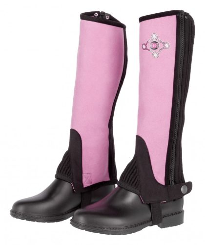 Lilli KIDS mini lábszárvédő, fekete/rózsaszín, 146