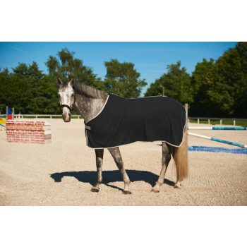 RugBe gyapjútakaró, fekete, 165 cm