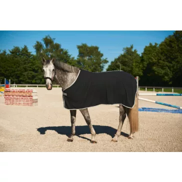 RugBe gyapjútakaró, fekete, 165 cm