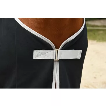 RugBe gyapjútakaró, fekete, 165 cm