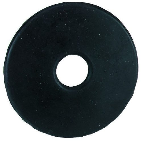 Zabla gumi póni, fekete 7 cm, 2 db
