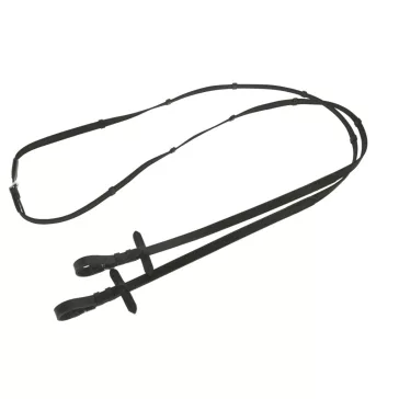 Covalliero Anti-Slip gumival átszőtt szár - fekete, 15 mm