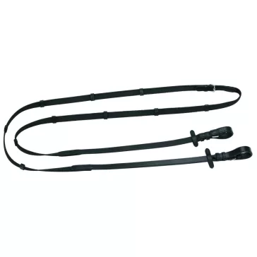 Covalliero Anti-Slip gumival átszőtt szár - fekete, 20 mm