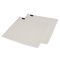 Fásli alátét, párban, fehér, 49x48 cm