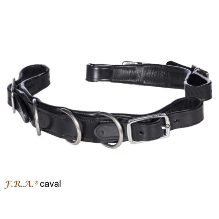 FRA cavemore 'Caval', orrszíj és állszíj fekete 4féle mérettel hackamore nélkül