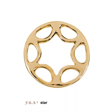 FRA 'Star'  hackamore fémtag (pár) 75mm réz