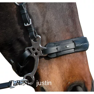 FRA'Justin'  hackamore fémtag (pár) 150mm ezüst
