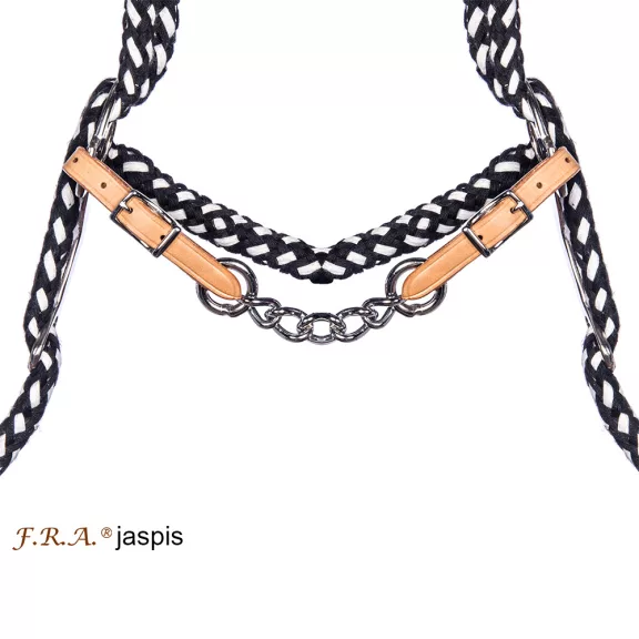 FRA 'Jaspis' 2cm vtg pamutkötél kantár hackamore-al