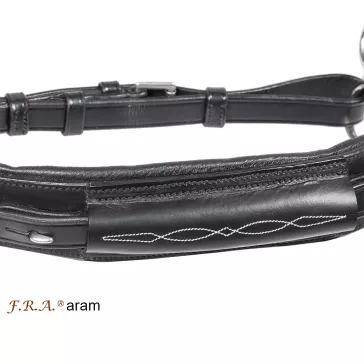 FRA Aram díszvarrásos barna kantár 10féle hackamore-al