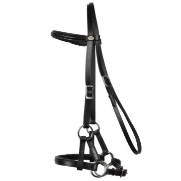 F.R.A. Pardoes kantár sidepull (syst.3) barna bőr