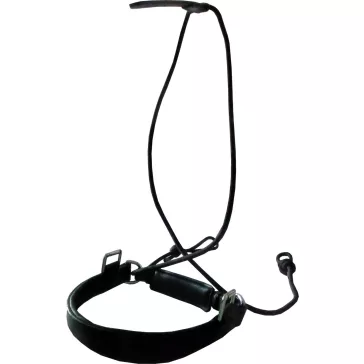   F.R.A. Joeri zabla nélküli fekete bőr orrszíj, kötél keresztszár (syst.5) 