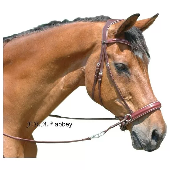 F.R.A. Abbey zabla nélküli kantár szárral (syst.5) barna