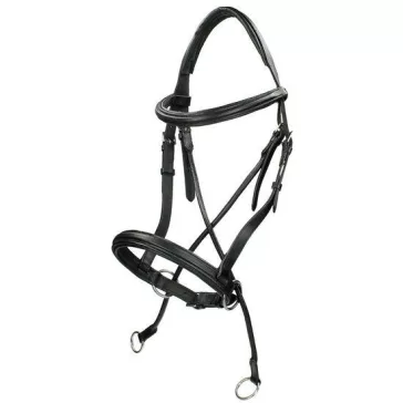   F.R.A. El Camin zabla nélküli kantár szárral (syst.5) fekete