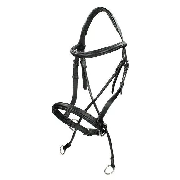 F.R.A. El Camin zabla nélküli kantár szárral (syst.5) fekete cob