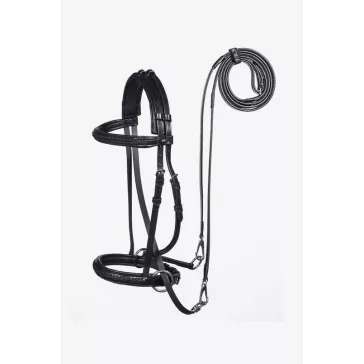 F.R.A. Ulan zabla nélküli kantár szárral (syst.5) fekete