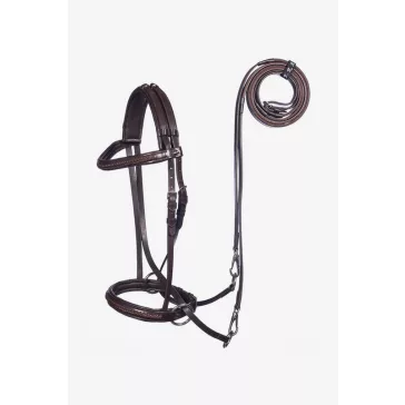   F.R.A. Ulan zabla nélküli kantár szárral (syst.5) havanna barna
