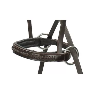   F.R.A. Ulan zabla nélküli kantár szárral (syst.5) havanna barna