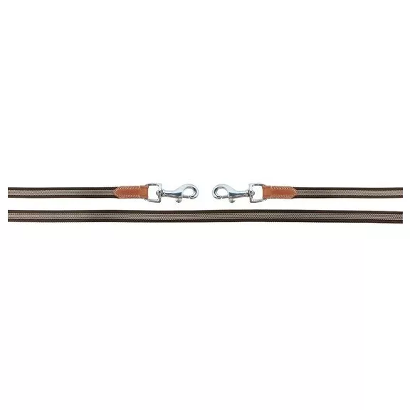 FRA Parsha csúszásmentes szár 15 mm karabíneres acél barna-Beige 300cm