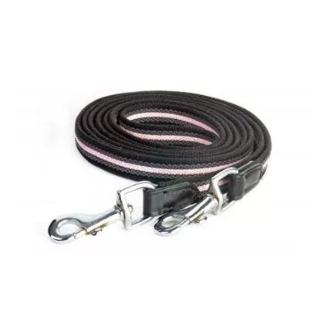 F.R.A. Dietsji / csúszásmentes szár, karabínerrel pink