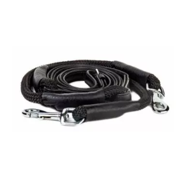   F.R.A. El Camin / soft bőr szár kötél fekete karabínerrel