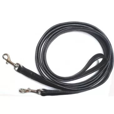   F.R.A. szár Tiara soft bőr, középen varrott karabínerrel ,  fekete