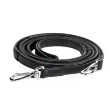 F.R.A. Janosch / bőr szár fekete, karabínerrel 280cm