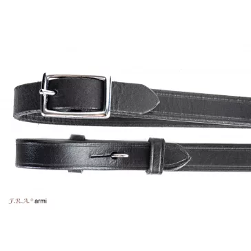 F.R.A. Armi / bőr szár, fekete, kapoccsal