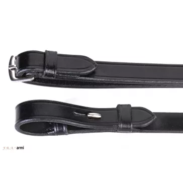 F.R.A. Armi / bőr szár, fekete, kapoccsal