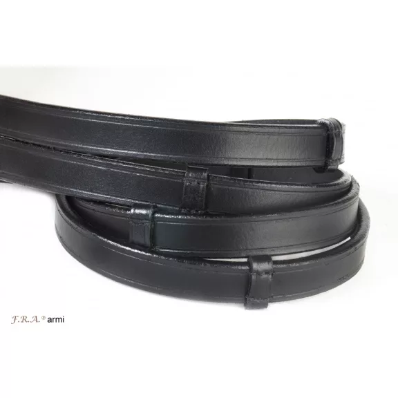 F.R.A. Armi / bőr szár csúszásmentes, fekete, kapoccsal