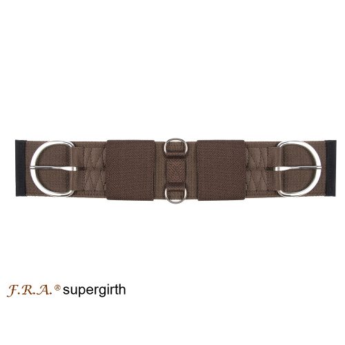 F.R.A. Supergirth western heveder acél csattal barna 060cm