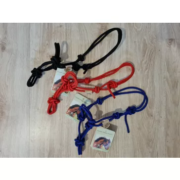   FRA Csomózott kötőfék mini shetty Babia 3 színnel  8mm vtg