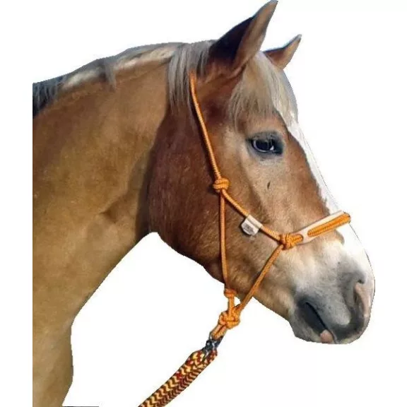 FRA Csomózott profi kötőfék Pablo cob méret, 6szín, 7mm