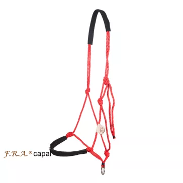 FRA Capal piros cob csomózott profi kötőfék 6mm