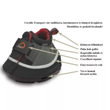   Cavallo Transport Air szállításra, karámozásra, könnyű lovaglásra/pár