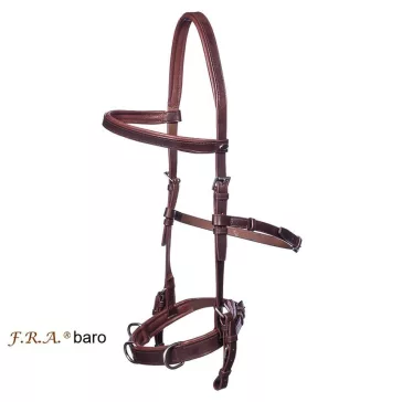F.R.A. Baro / Cavesson, mokka bőr