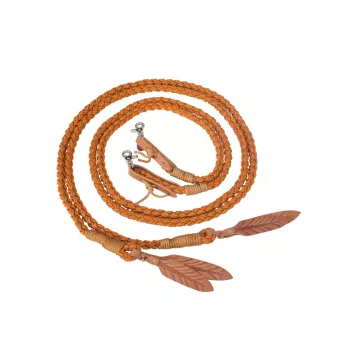 Barefoot Amber western nyitott szár, natúr-narancs