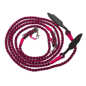 Barefoot Amber western nyitott szár, fekete-pink