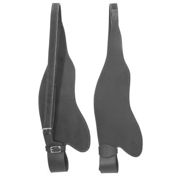 Barefoot Fender, keskeny, bőr, fekete