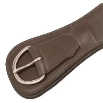   Barefoot Western heveder párnázott barna bőr, hónaljkerülős