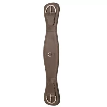   Barefoot Western heveder párnázott barna bőr, hónaljkerülős