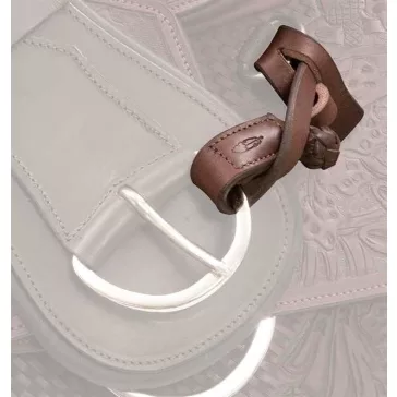 Barefoot Heveder, kengyel rögzítő szíj, fekete bőr