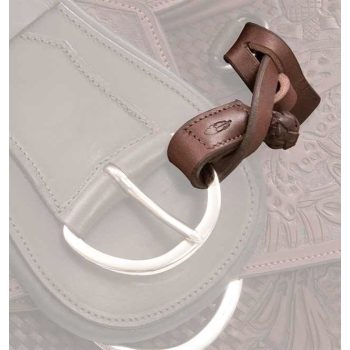 Barefoot Heveder, kengyel rögzítő szíj, barna bőr