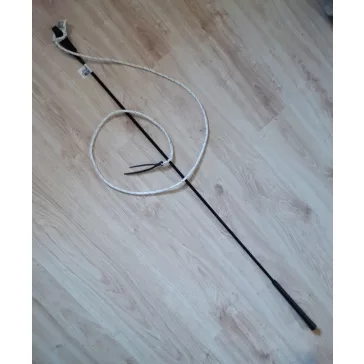   Fekete répabot csapóval (avagy Parelli pálca, Carrot stick)