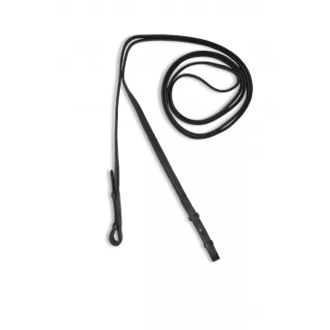   Barefoot 'Soft' Extra fekete borjúbőr zárt kantárszár, csat nélkül