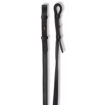   Barefoot 'Soft' Extra fekete borjúbőr zárt kantárszár, csat nélkül