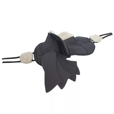   BF Ride on Pad fiziológiás dupla betétes kímélő patrac, fekete