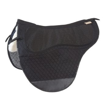   Barefoot Spezial betétes nyeregalátét, fekete Ch, Mer, SW, JA