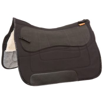   Barefoot Spezial betétes nyeregalátét, fekete Nevada, Madrid